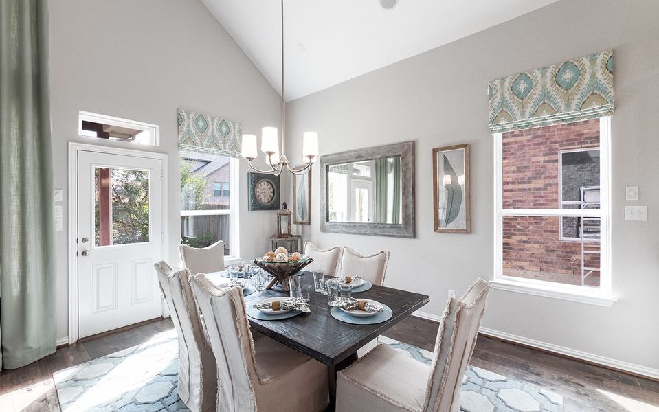 Representative furnished interior of a home built from the Snowmass by CastleRock Communities in Sanctuary, Salado (Image 10).