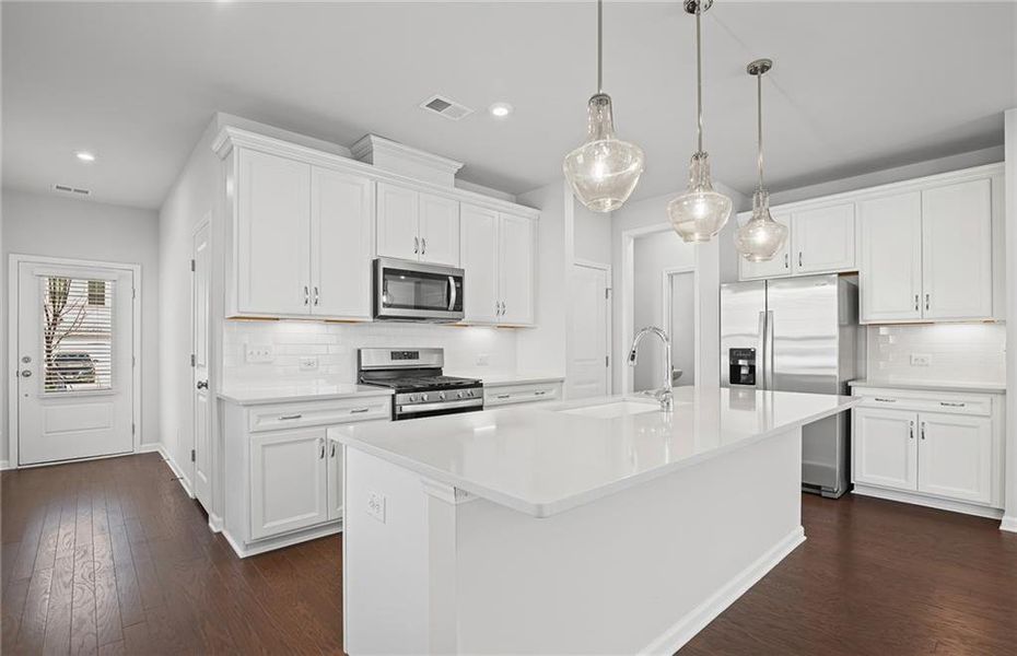 Furnished interior view inside a new home in Adler Springs, Powder Springs (Image 5).