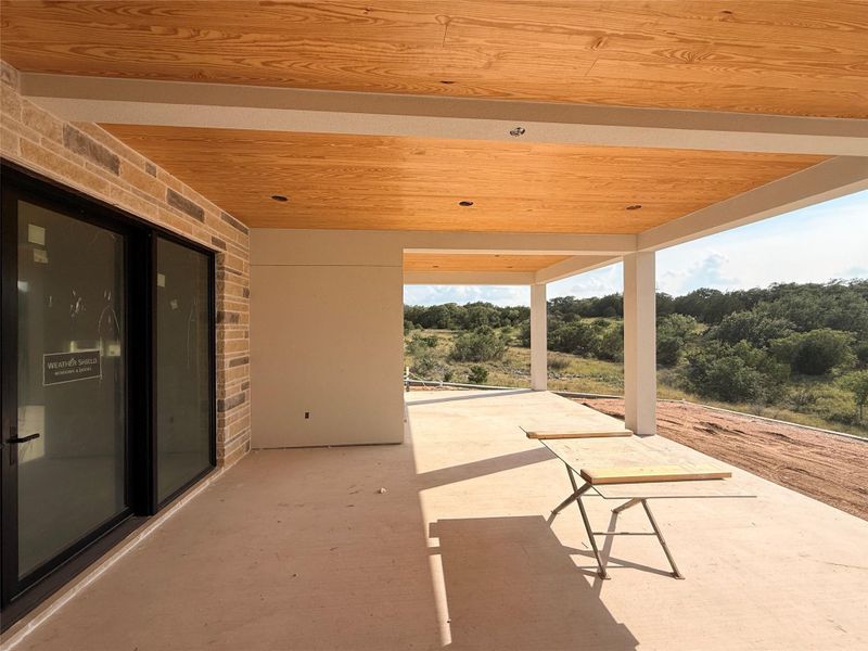 Exterior details and patio area of a home in , Horseshoe Bay (Image 9). Exterior details and patio area of a home in , Horseshoe Bay (Image 9).