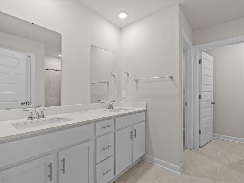 Furnished interior view inside a new home in The Farm at Wells Creek - Heritage Collection, Gray Court (Image 8).