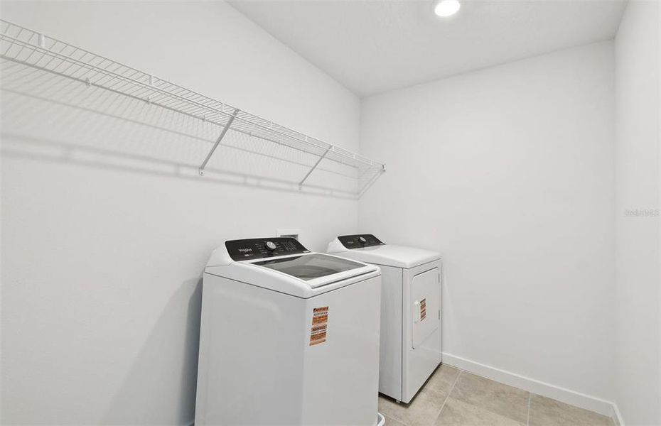 Laundry Room w/ Washer and Dryer