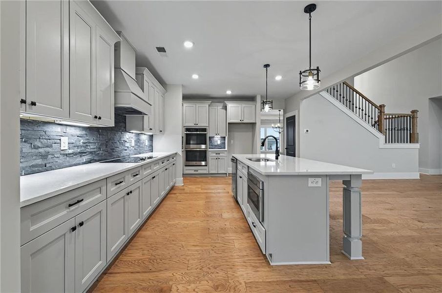 Furnished interior view inside a new home in SteepleChase, Hoschton (Image 7).