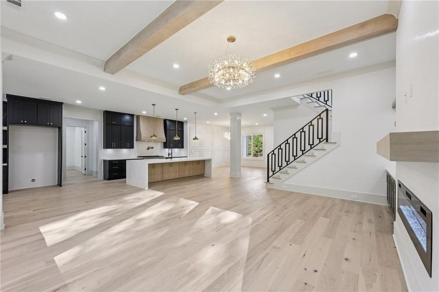 Furnished interior view inside a new home in , Dacula (Image 6).