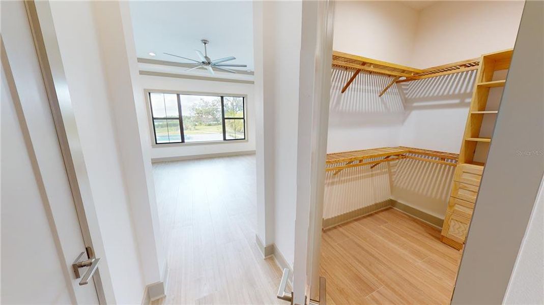 Primary ensuite bedroom closets