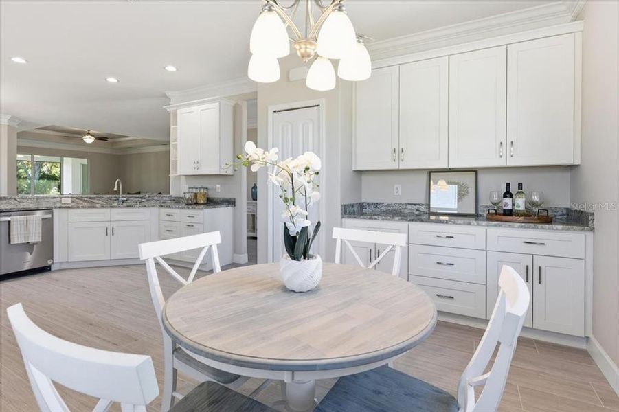 Furnished interior view inside a new home in , Englewood (Image 12).