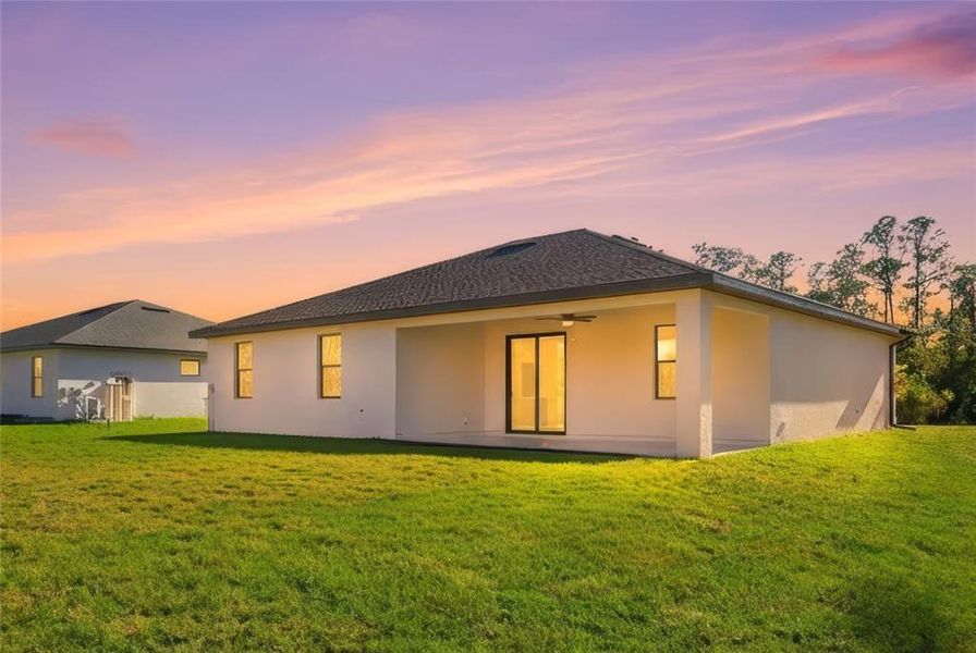 Exterior details and patio area of a home in , North Port (Image 21).