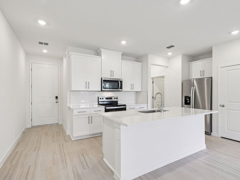 Furnished interior view inside a new home in Parkside at Shearwater, St. Augustine (Image 5).