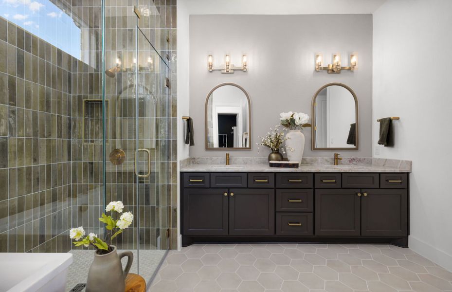 Representative furnished interior of a home built from the Renown by Del Webb in Del Webb Austin at Lost Pines, Bastrop (Image 13). Representative furnished interior of a home built from the Renown by Del Webb in Del Webb Austin at Lost Pines, Bastrop (Image 13).