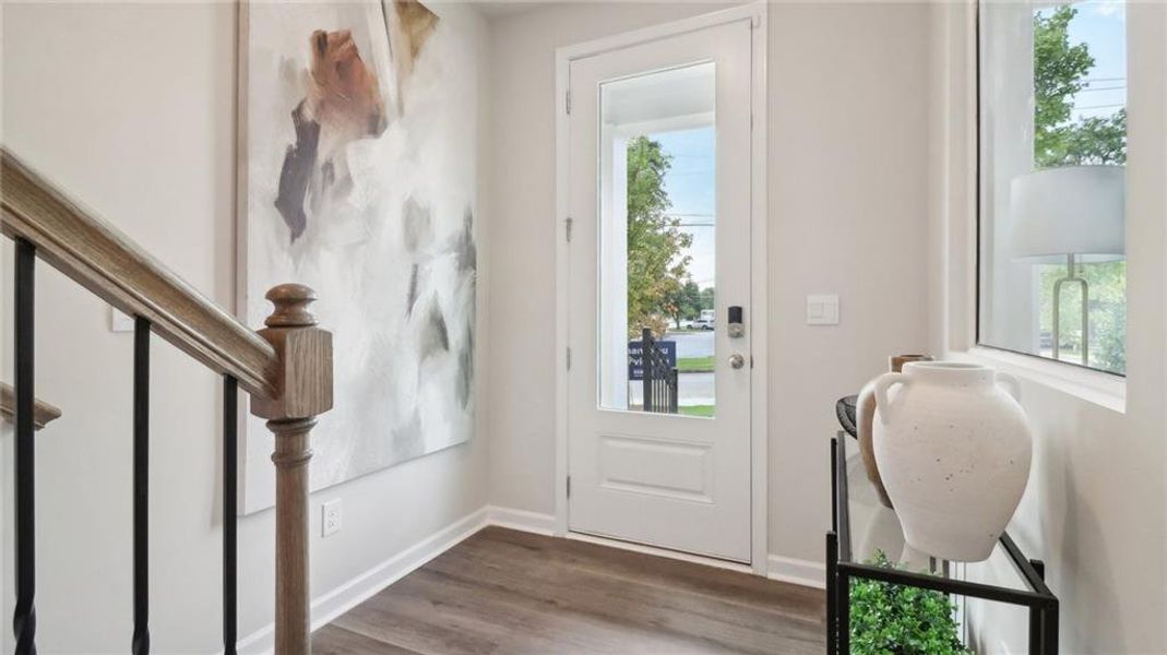 Furnished interior view inside a new home in Overlook at Peachtree Corners, Peachtree Corners (Image 20).