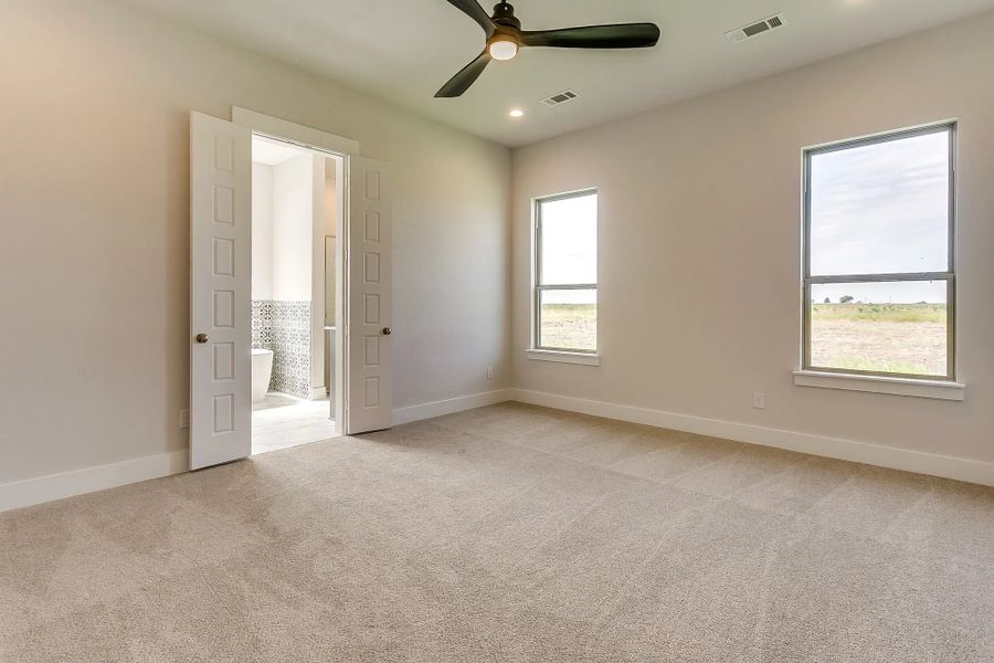 Representative unfurnished interior of a home built from the The Macy by Elmwood Custom Homes in Matthews Farm, Venus (Image 29). Representative unfurnished interior of a home built from the The Macy by Elmwood Custom Homes in Matthews Farm, Venus (Image 29).