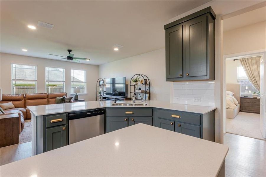 Furnished interior view inside a new home in Azle Grove, Azle (Image 8).