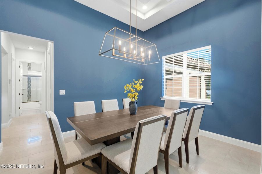 Furnished interior view inside a new home in , Palm Coast (Image 70).