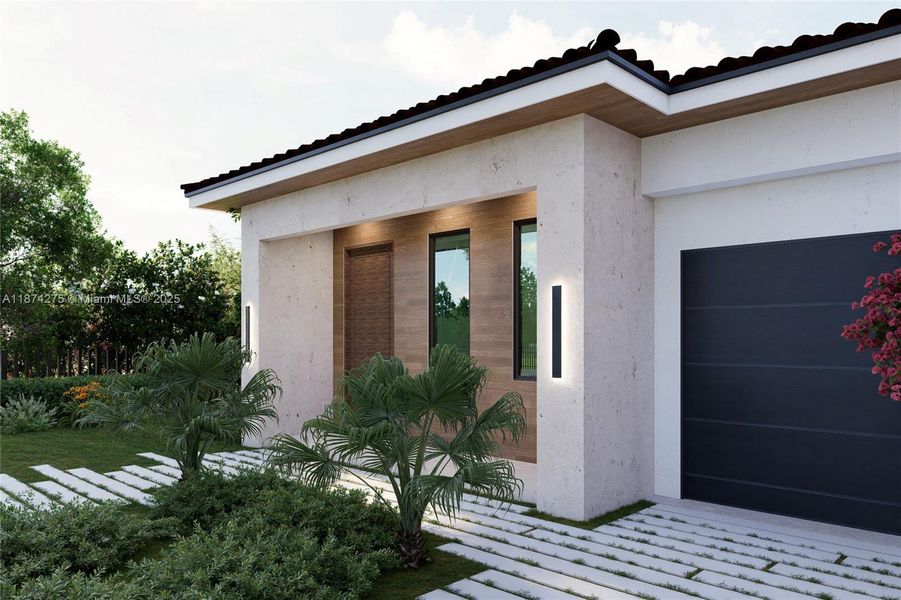Front exterior of a new home in , Miami, FL, highlighting curb appeal (Image 6).