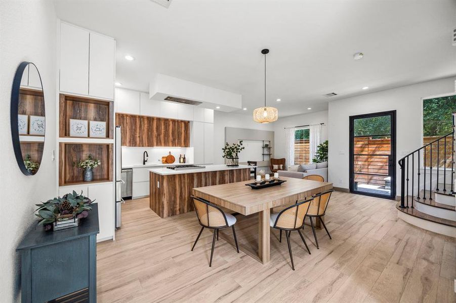 Dining Open To Kitchen & Living Area