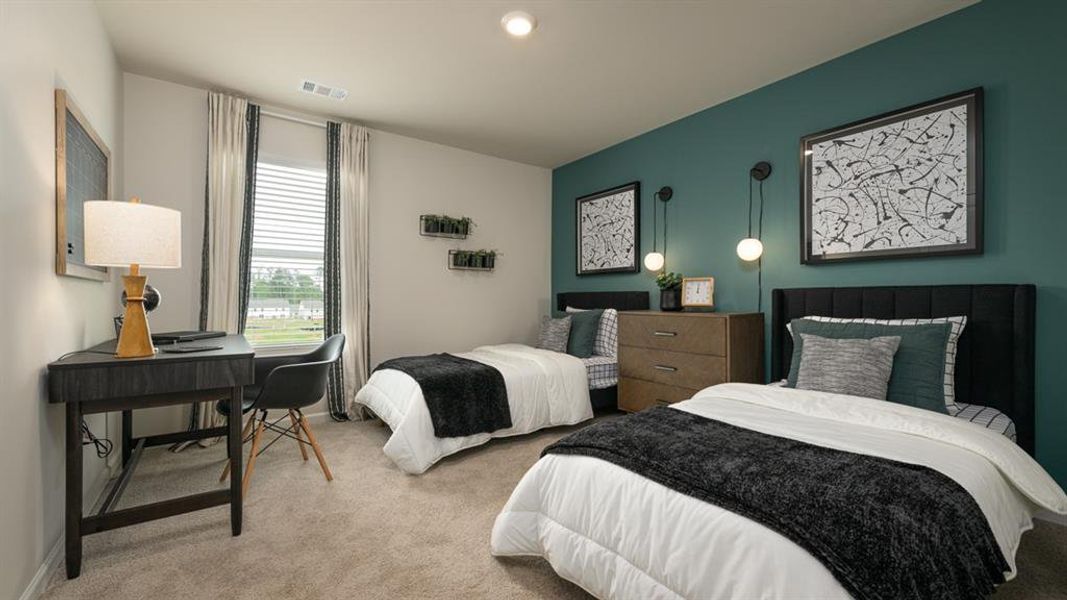 Furnished interior view inside a new home in Rosewood Farms, Acworth (Image 13). Furnished interior view inside a new home in Rosewood Farms, Acworth (Image 13).