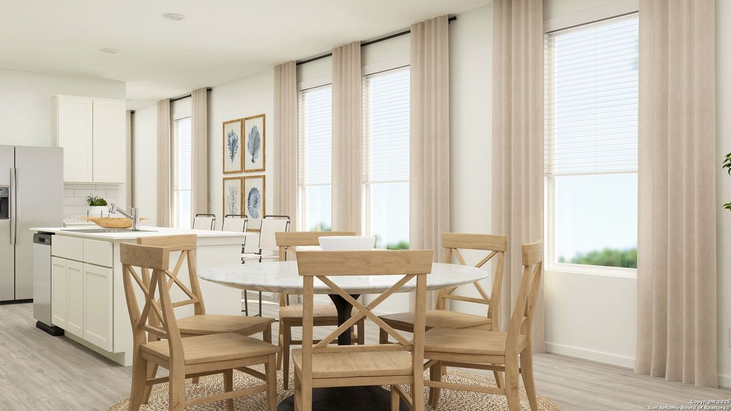 Furnished interior view inside a new home in Randolph Crossing, Converse (Image 24).