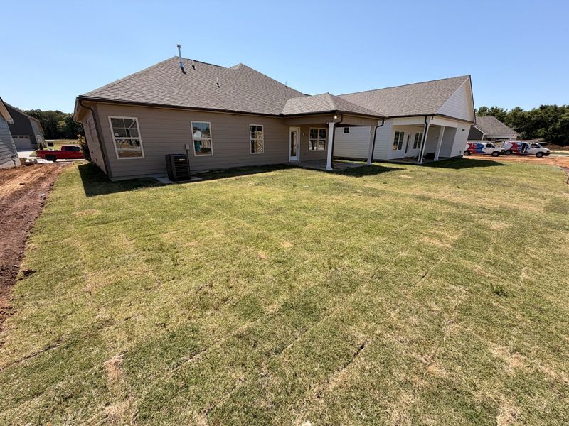Exterior details and patio area of a home in Salem Landing, Rockvale (Image 4).