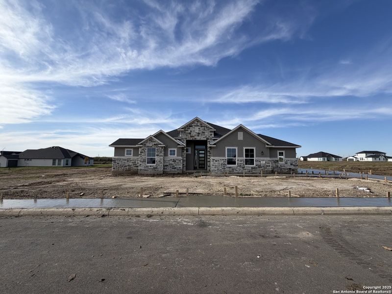 In-progress construction of a new home in Sienna Lakes, San Antonio, TX (Image 18).