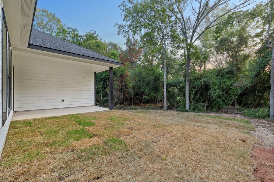 Exterior details and patio area of a home in , Willis (Image 4). Exterior details and patio area of a home in , Willis (Image 4).