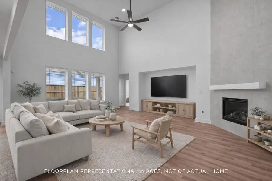 Furnished interior view inside a new home in The Oaks on 6th Street, Magnolia (Image 12).