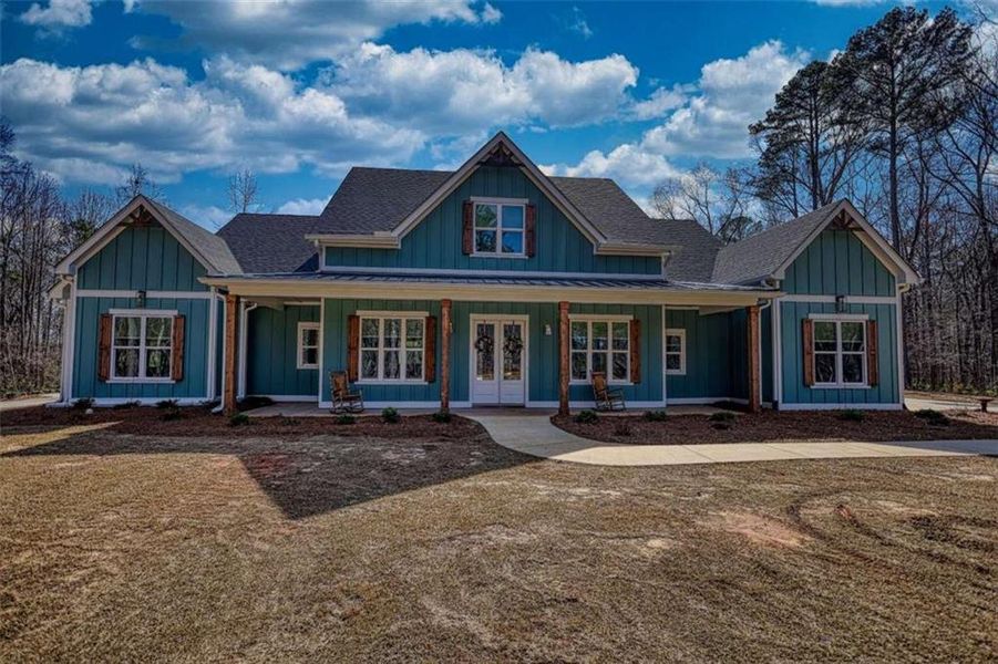 Front exterior of a new home in , Good Hope, GA, highlighting curb appeal (Image 25).