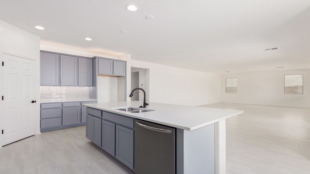 Representative furnished interior of a home built from the 45RM4 by Taylor Morrison in Almeria at Rancho Mercado, Surprise (Image 6).