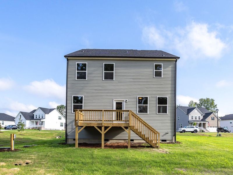 Exterior details and patio area of a home in Wellers Knoll, Lillington (Image 2). Exterior details and patio area of a home in Wellers Knoll, Lillington (Image 2).