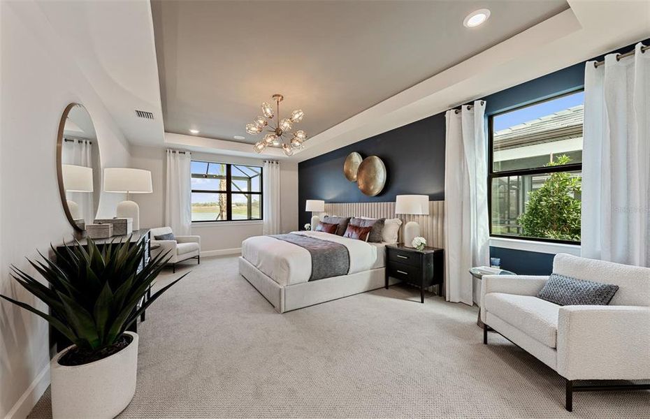 Furnished interior view inside a new home in Reagan Landing, Bradenton (Image 15).