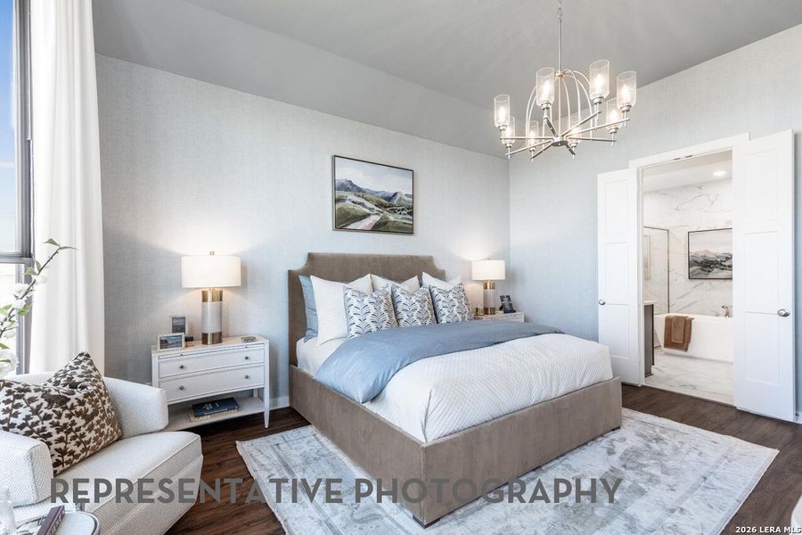 Furnished interior view inside a new home in Mayfair, New Braunfels (Image 27).