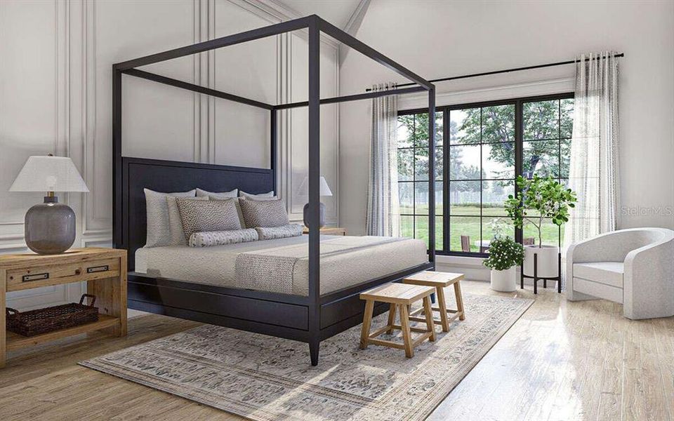 Furnished interior view inside a new home in , Tampa (Image 13).