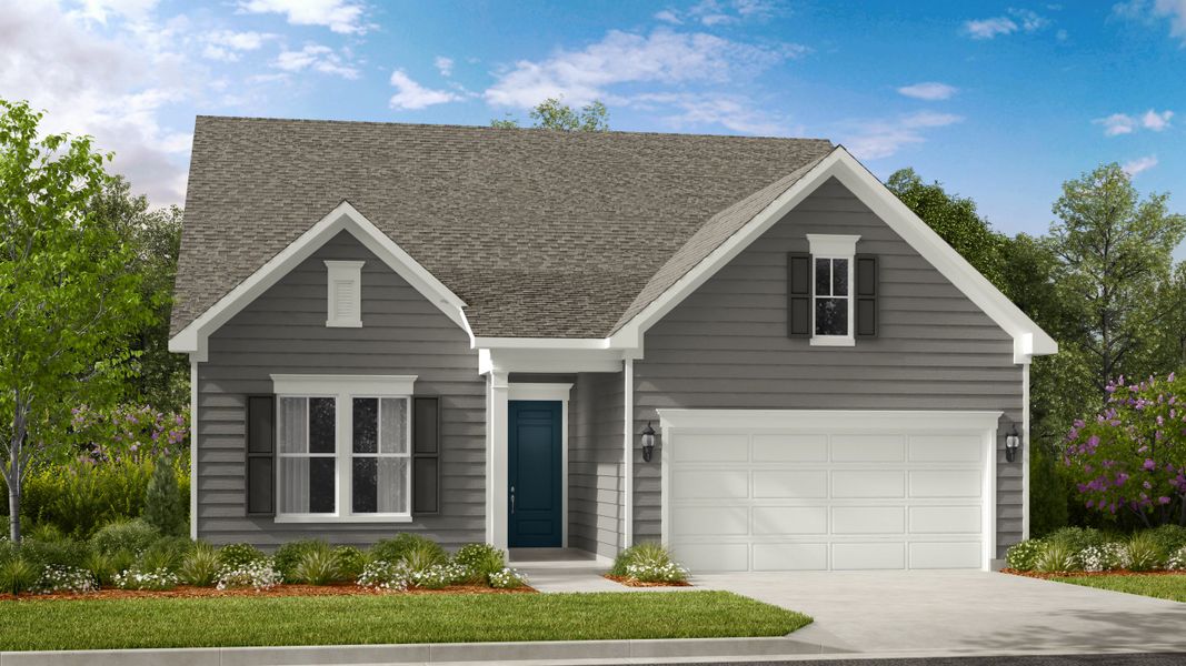 Representative exterior photo of a completed home built from the Pembrooke by Taylor Morrison in River Falls, Tega Cay, SC (Image 20).