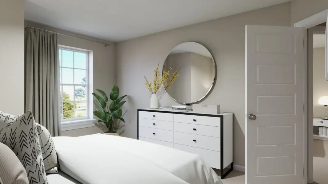 Representative furnished interior of a home built from the The Emerald by Legend Homes in River's Edge, Conroe (Image 26).
