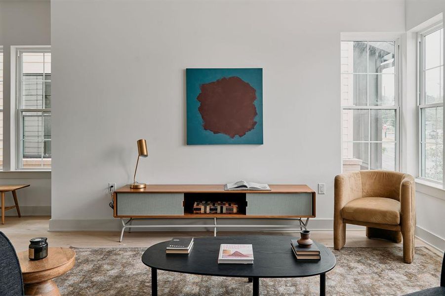 Furnished interior view inside a new home in , Austin (Image 14). Furnished interior view inside a new home in , Austin (Image 14).