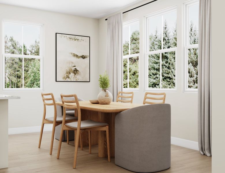 Representative furnished interior of a home built from the Keystone by Beazer Homes in Poppy at GreenHouse, Marietta (Image 7).