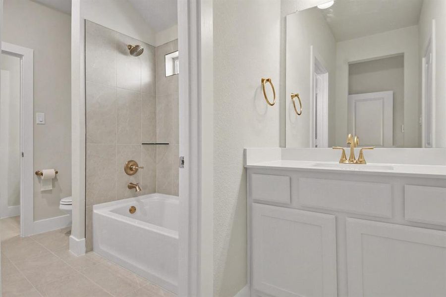 Furnished interior view inside a new home in , McKinney (Image 11).