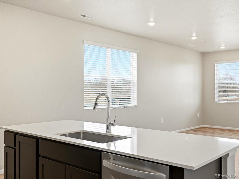 Close-up of interior finishes inside a home in , Aurora (Image 12).
