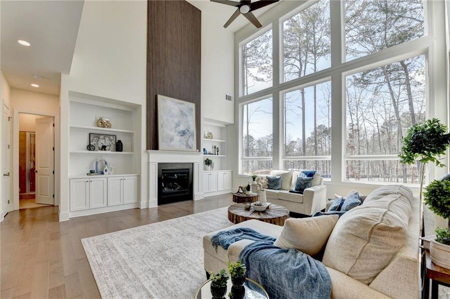 Furnished interior view inside a new home in , Cumming (Image 5).