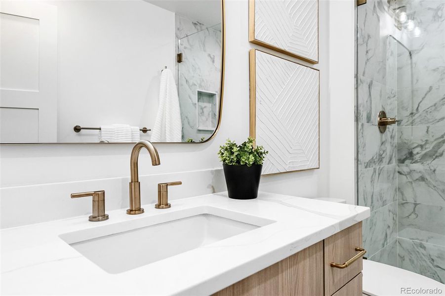Close-up of interior finishes inside a home in , Denver (Image 20).