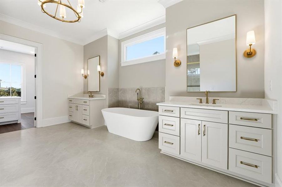 Furnished interior view inside a new home in , Marietta (Image 5).
