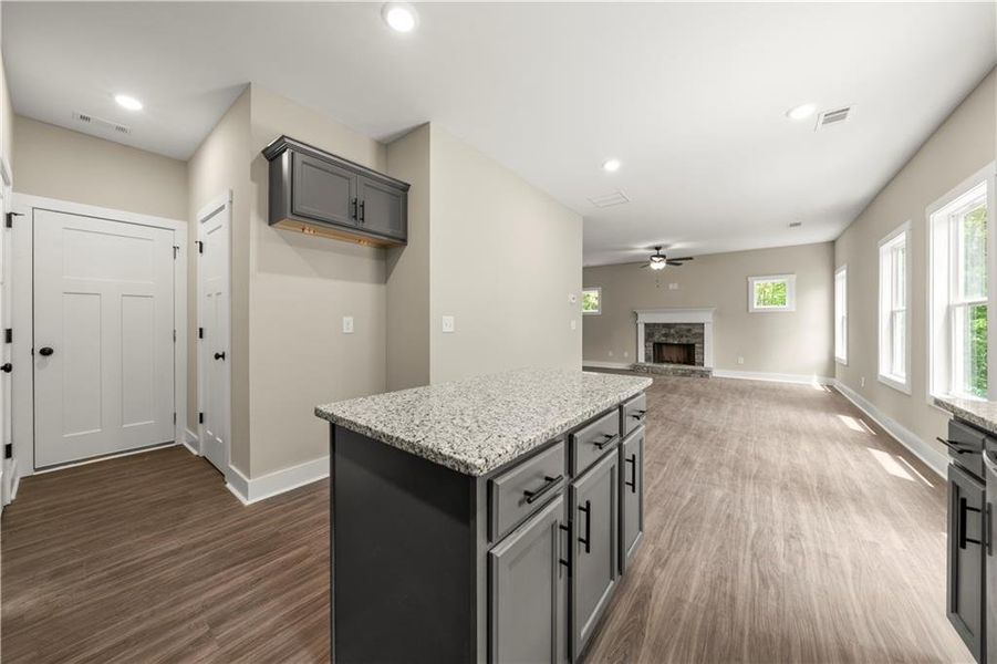Furnished interior view inside a new home in Benson Estates, Dallas (Image 8).