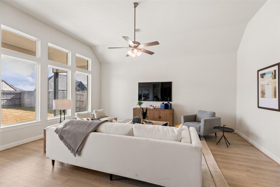 Furnished interior view inside a new home in Sunterra, Katy (Image 30). Furnished interior view inside a new home in Sunterra, Katy (Image 30).