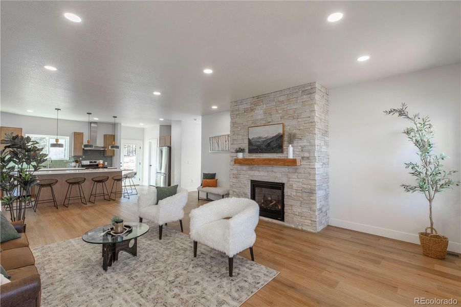 Furnished interior view inside a new home in , Florissant (Image 3).