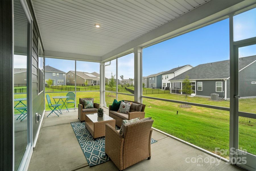 Exterior details and patio area of a home in Waxhaw Landing, Monroe (Image 24).