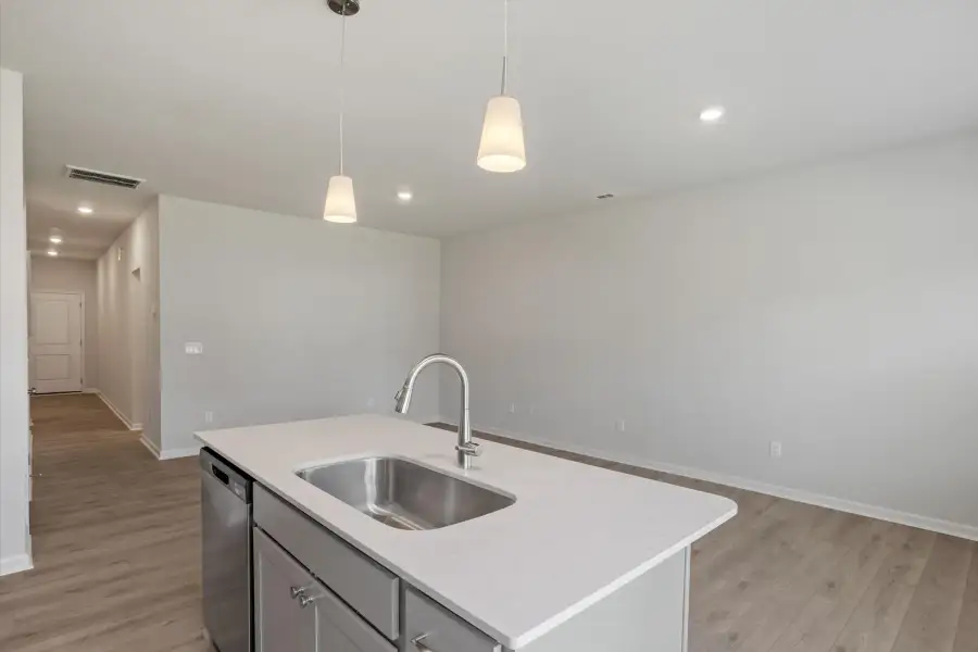 Close-up of interior finishes inside a home in West Main Townhomes, Sanford (Image 13).