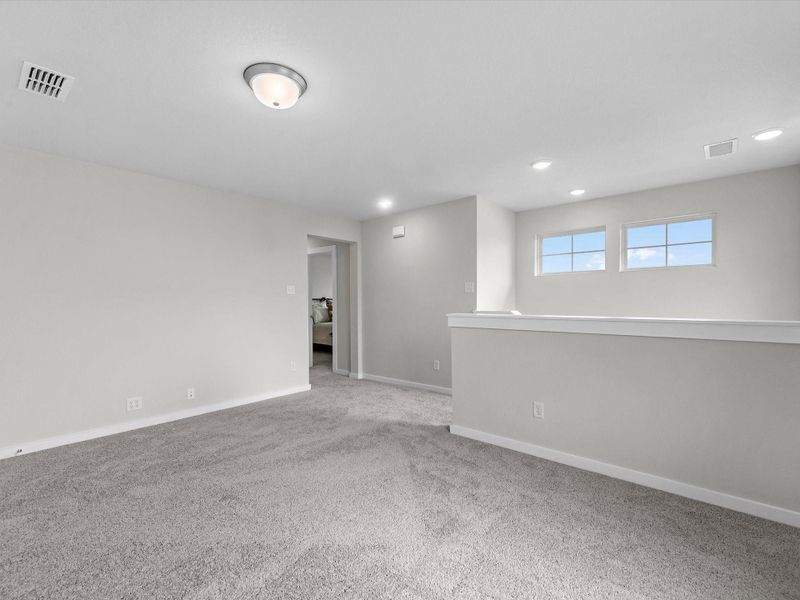 Spacious, unfurnished interior of a new home in Mason Woods, Cypress (Image 22). Spacious, unfurnished interior of a new home in Mason Woods, Cypress (Image 22).