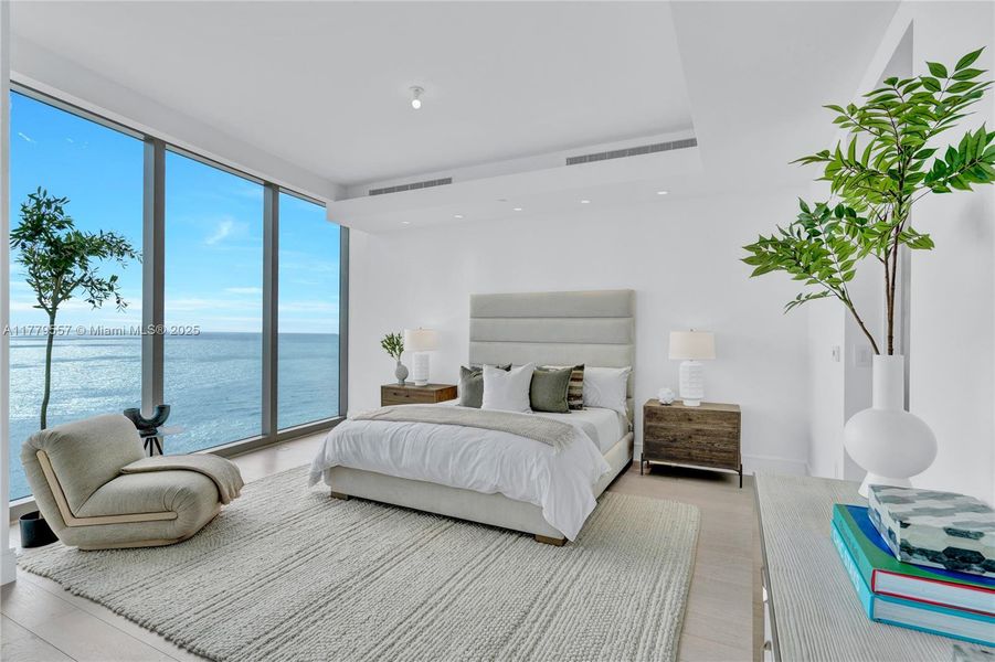 Furnished interior view inside a new home in The Estates at Acqualina, Sunny Isles Beach (Image 17). Furnished interior view inside a new home in The Estates at Acqualina, Sunny Isles Beach (Image 17).