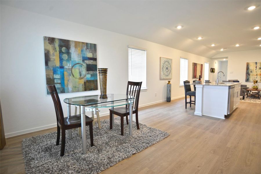 Furnished interior view inside a new home in , League City (Image 5).