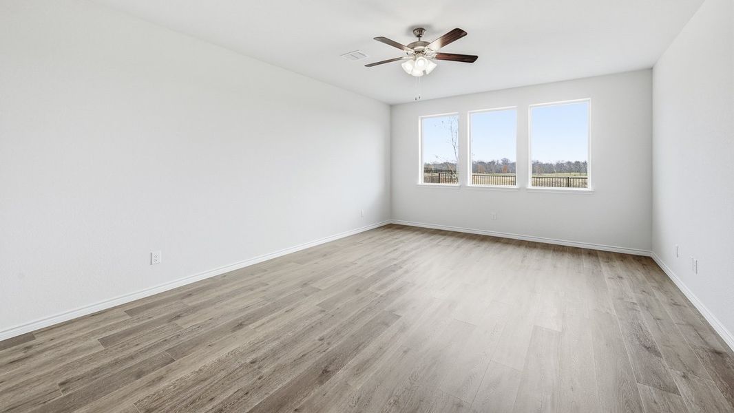 Representative unfurnished interior of a home built from the Medbourne by D.R. Horton in Silverado, Aubrey (Image 11). Representative unfurnished interior of a home built from the Medbourne by D.R. Horton in Silverado, Aubrey (Image 11).