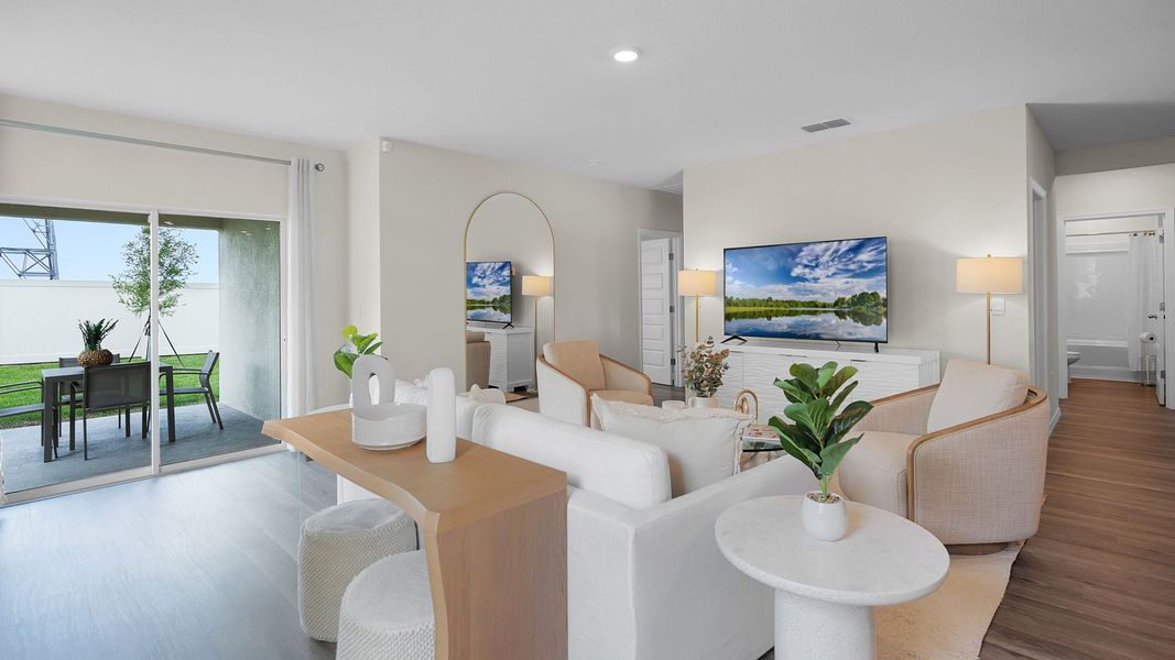 Furnished interior view inside a new home in Sun N Lake, Sebring (Image 12).