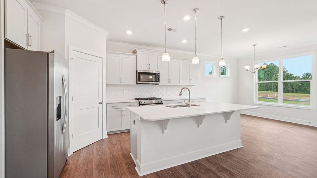 Furnished interior view inside a new home in Westport, York (Image 3).